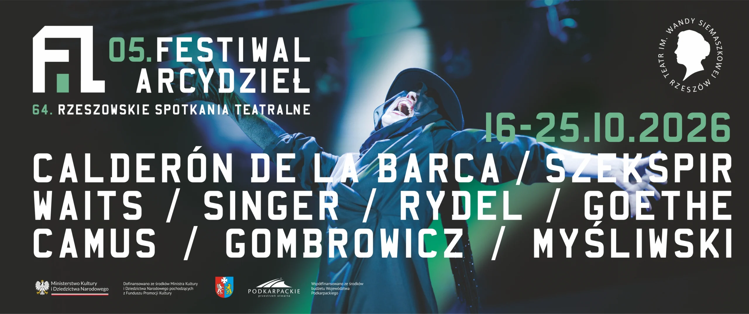 grafika festiwal arcydzieł, z nazwiskami